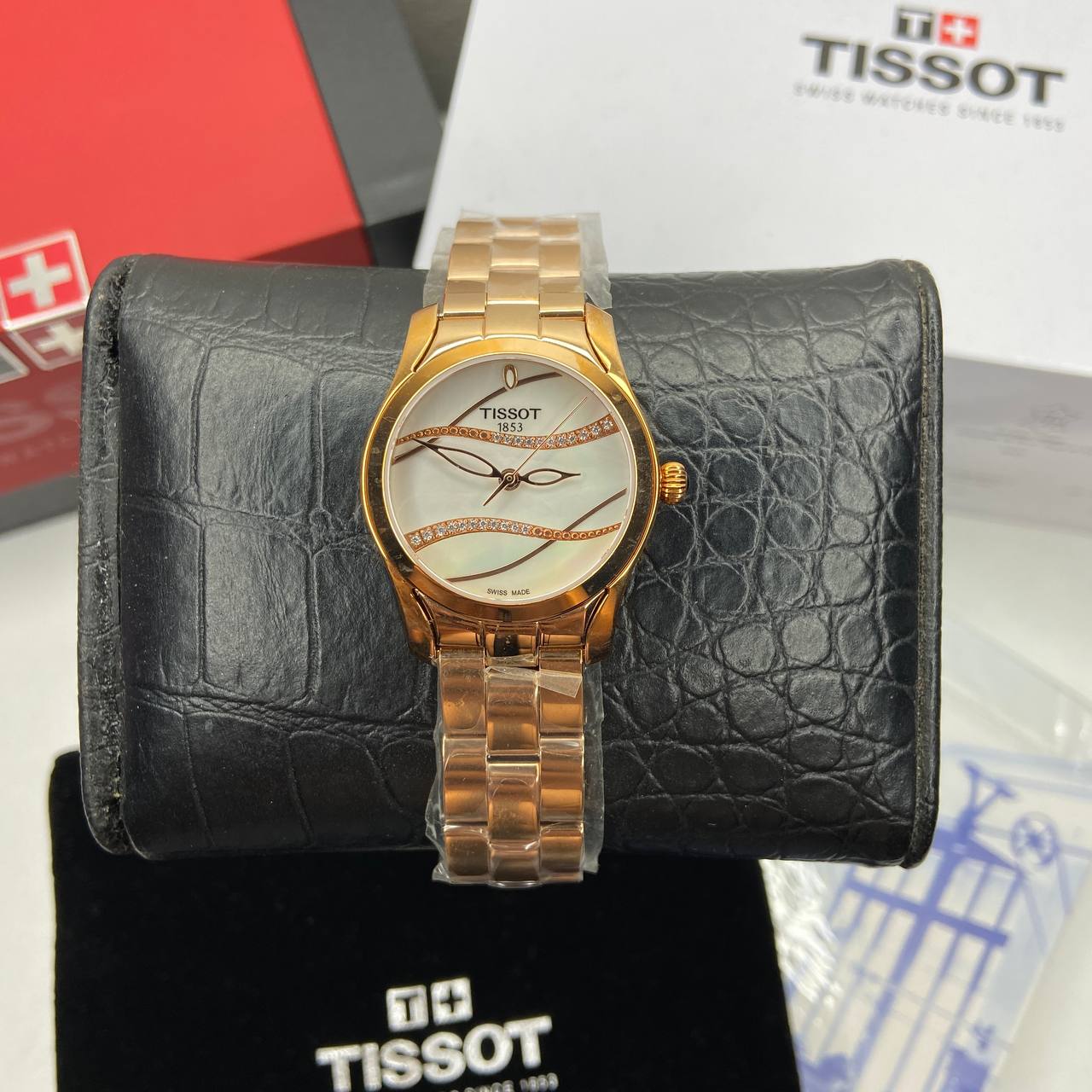 TISSOT T Wave Diamond White Dial T112.210.33.111.00 For Women