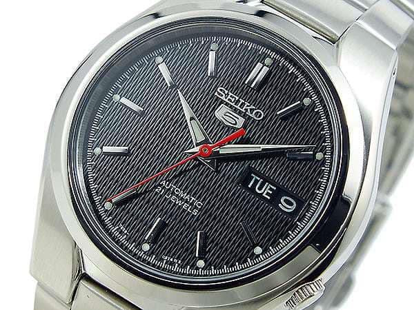 Seiko 5 SNK607K1 Automatic Black Dial Stainless Steel Men's Watch