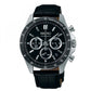 Seiko Spirit SBTR021 Quartz Chronograph 100m Leather Men's Watch