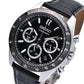 Seiko Spirit SBTR021 Quartz Chronograph 100m Leather Men's Watch