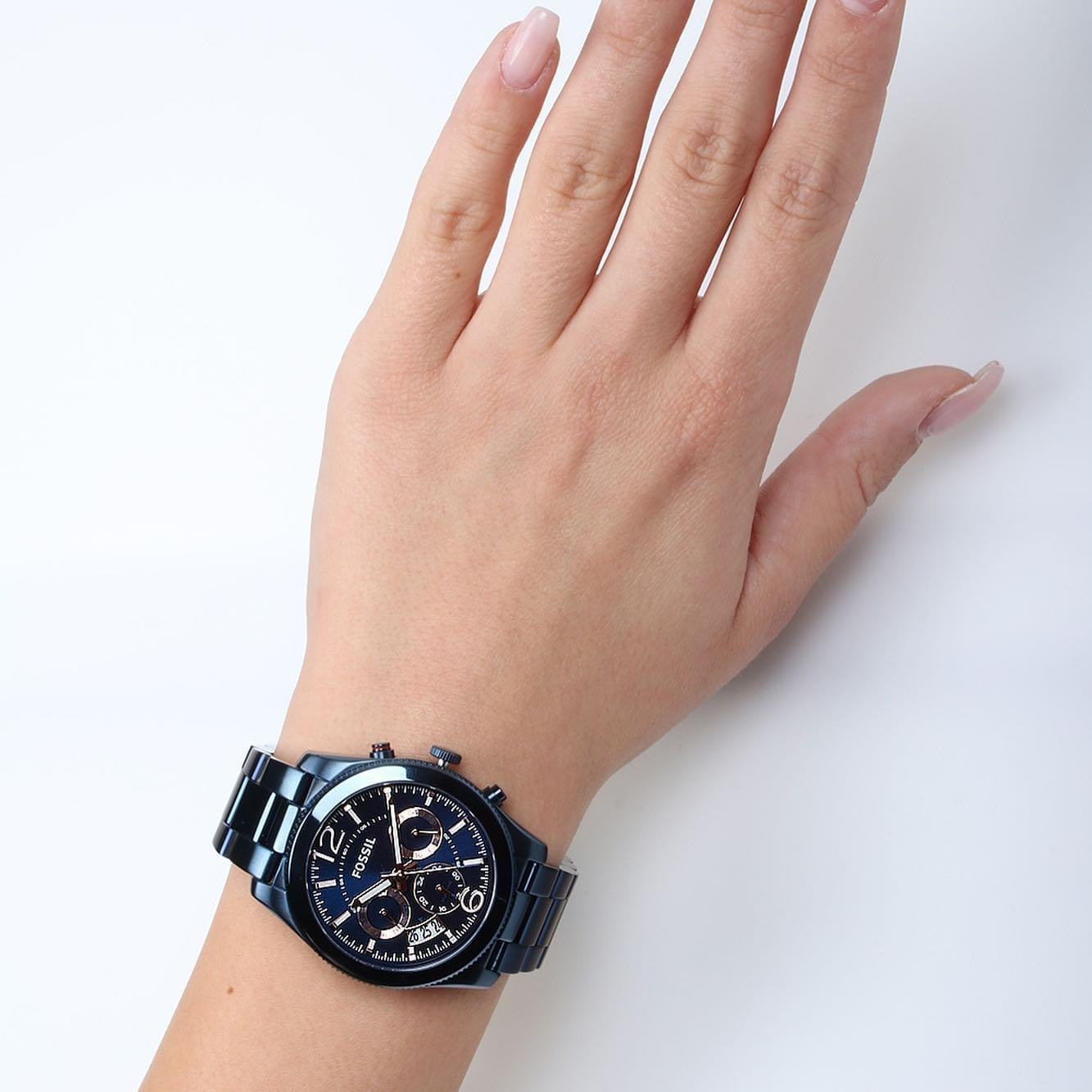 Fossil sales navy blue