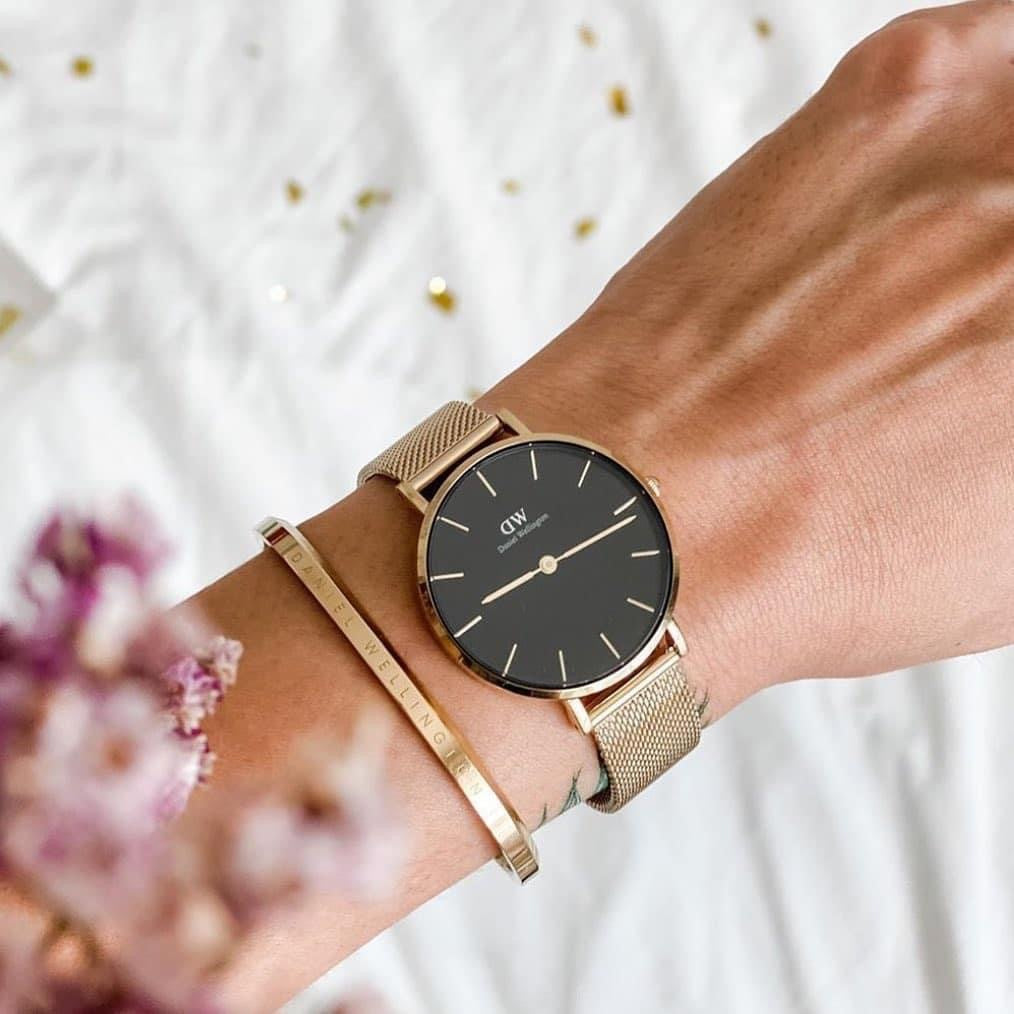 Melrose black daniel wellington best sale