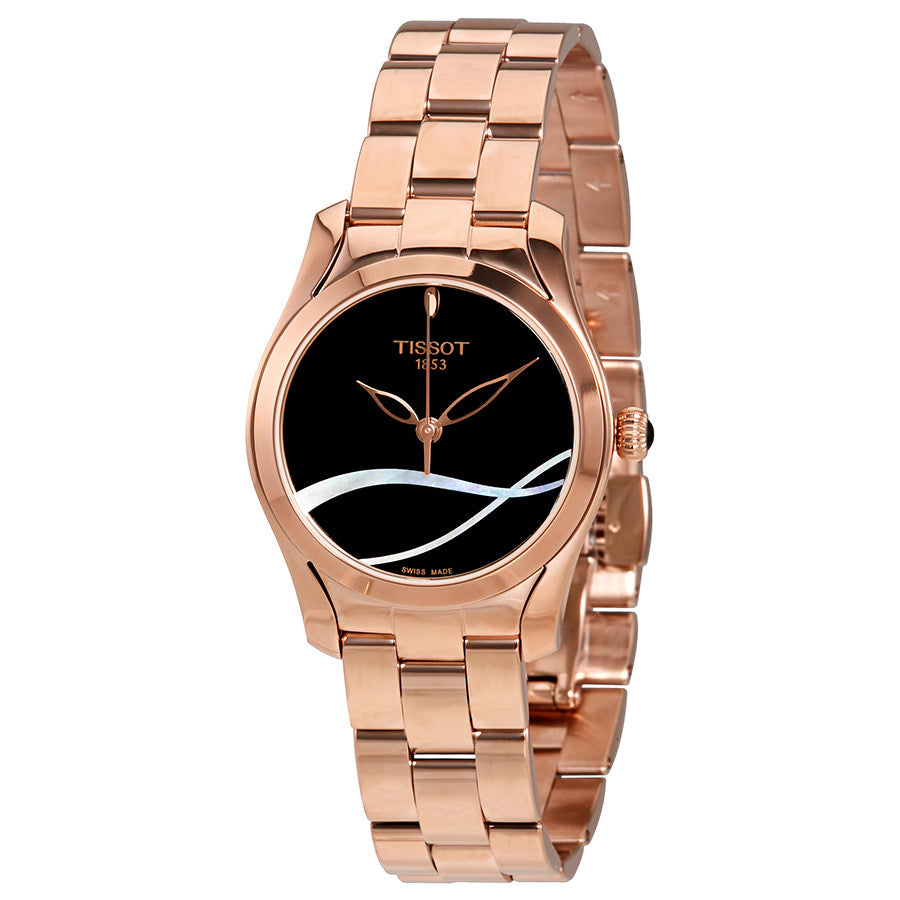 TISSOT T Wave Diamond Black Dial T112.210.33.051.00 For Women