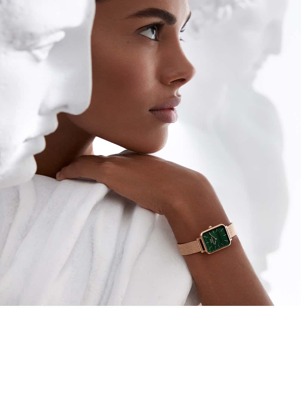 DANIEL WELLINGTON Quadro Pressed Melrose Black Dial for Her