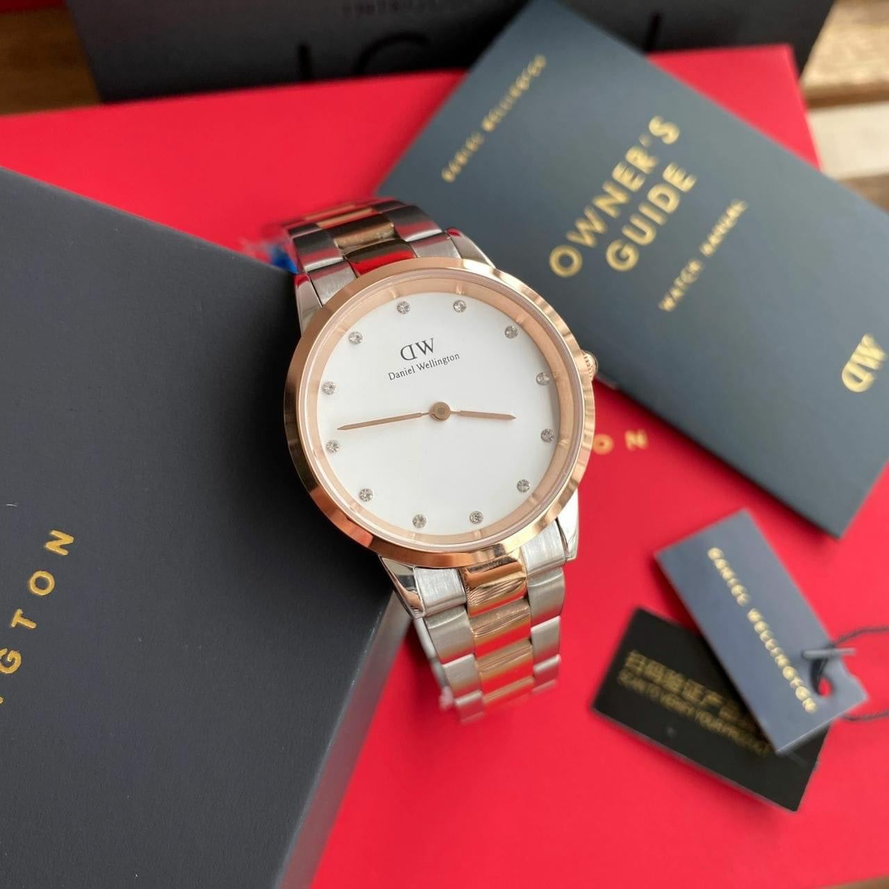 DANIEL WELLINGTON Iconic Link Lumine Rosegold for Her – Heavni