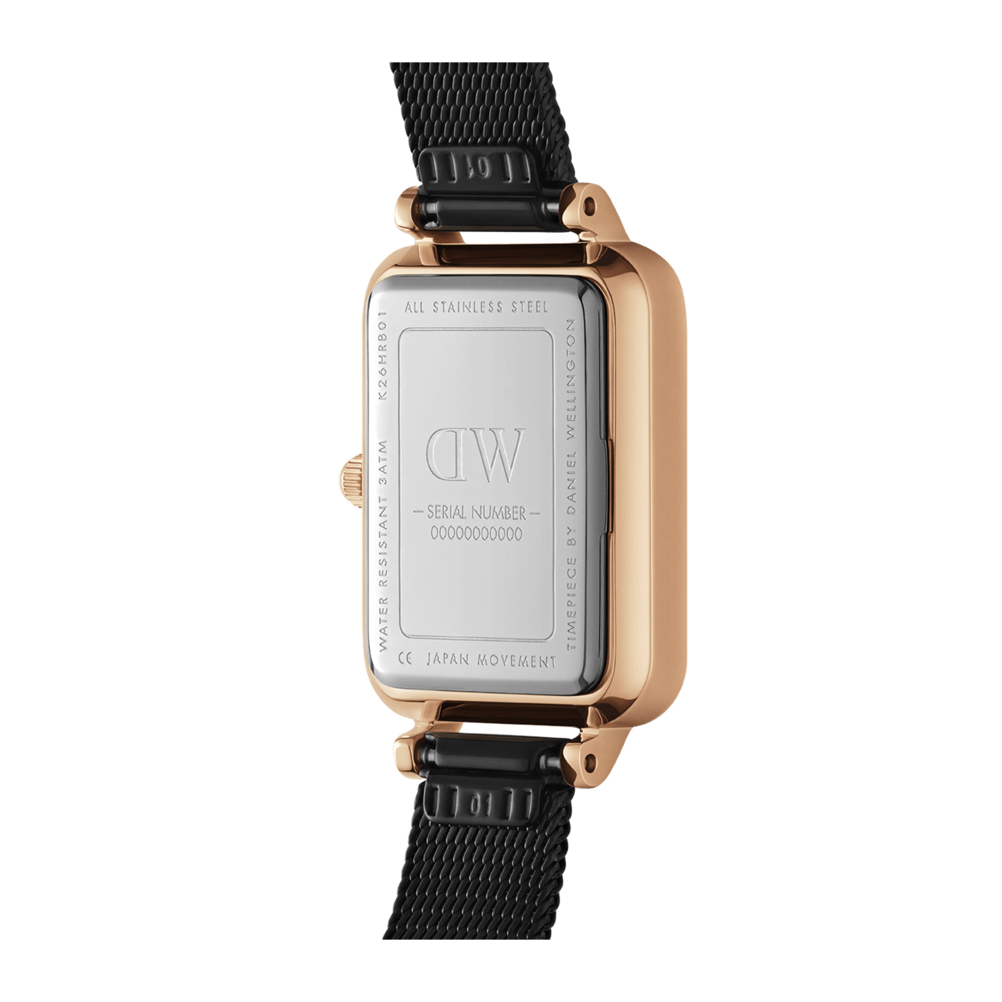 DANIEL WELLINGTON Quadro Pressed Ashfield Rose Gold for Her