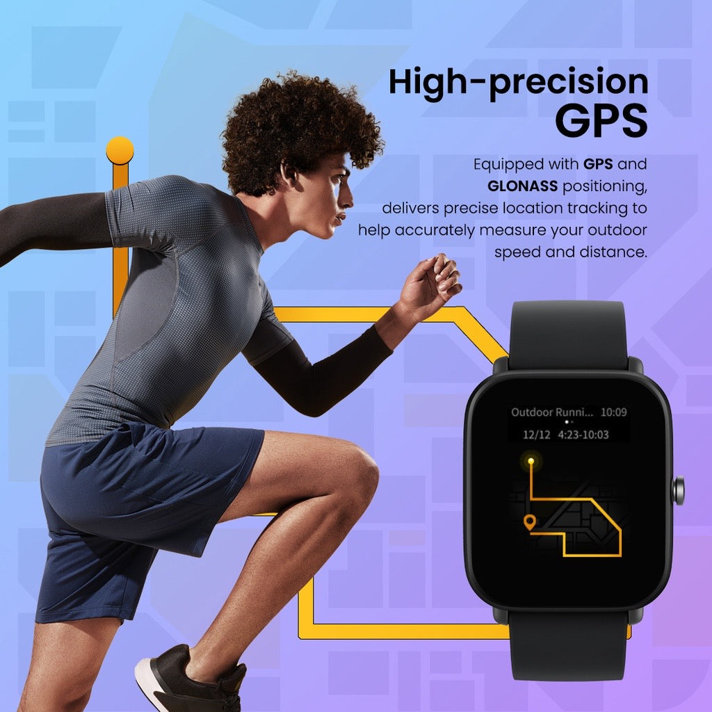 Amazfit Bip U Pro Touch Screen with GPS Black Smartwatch Unisex