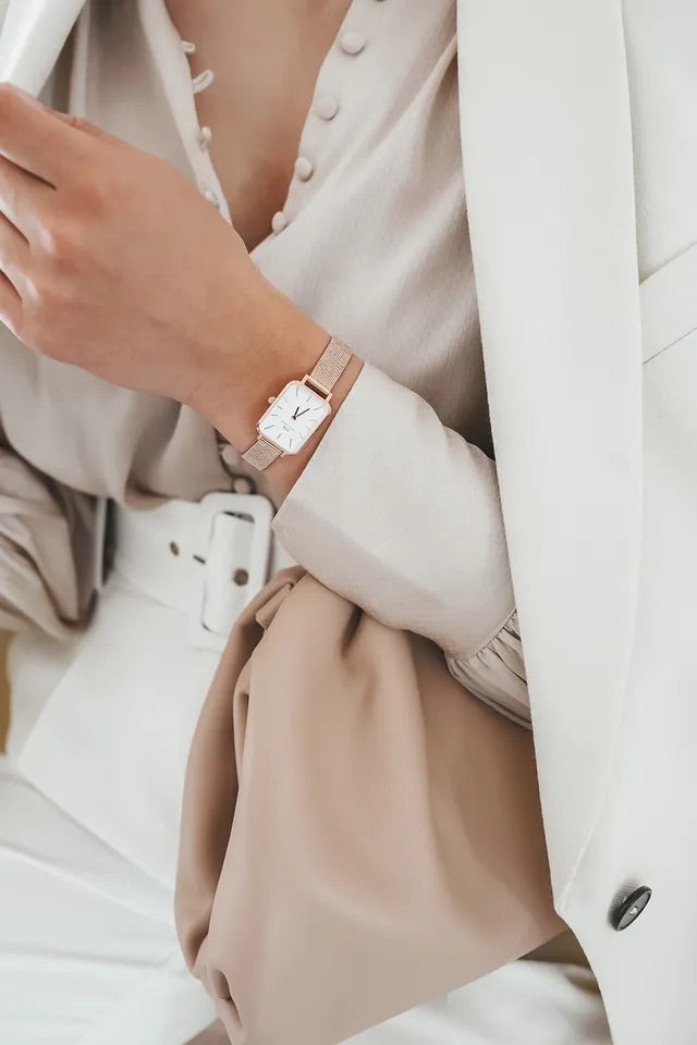 Daniel wellington melrose on sale white