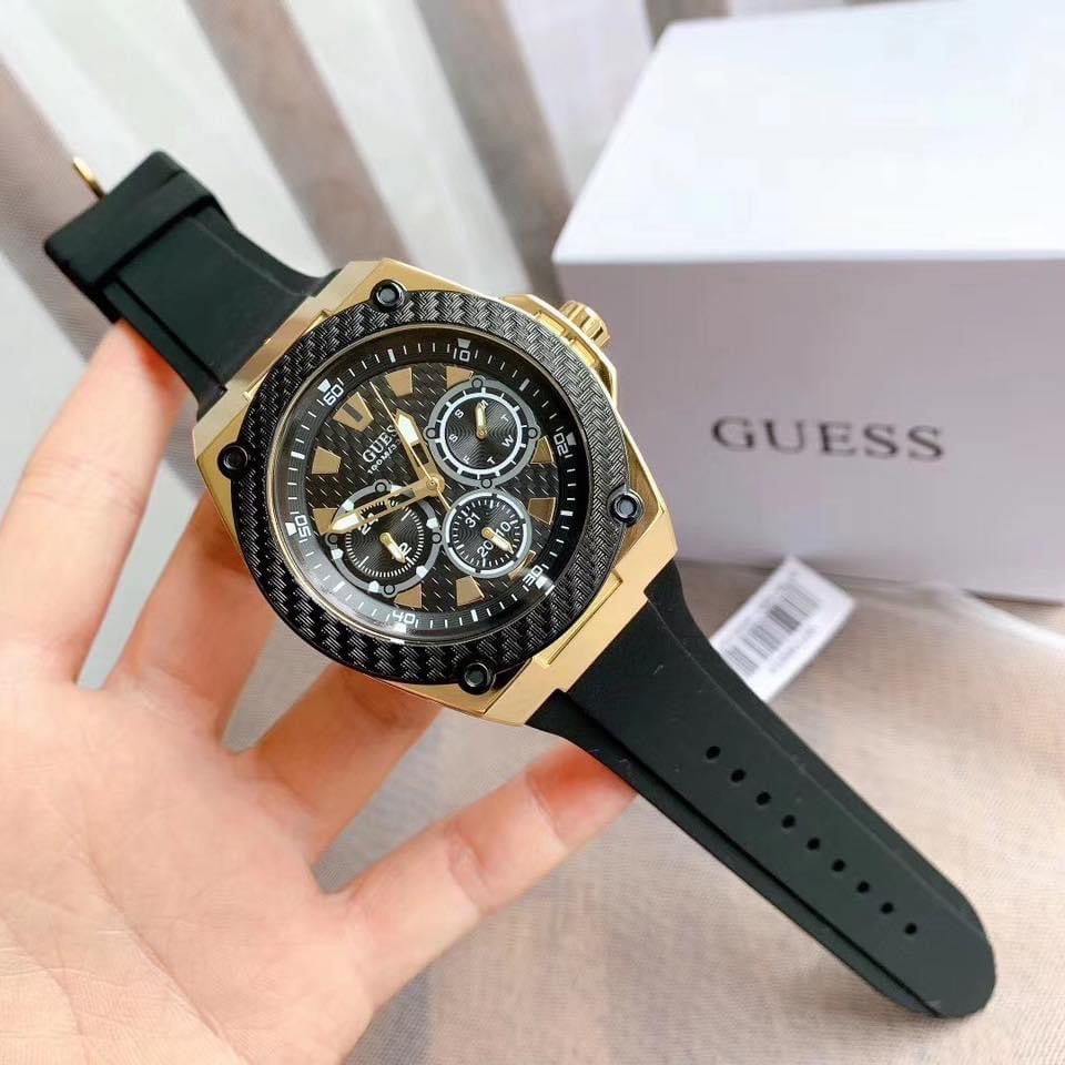 Guess Legacy Analog Unisex Silicone Brand Watch Quartz W1049G5 Global Heavni –