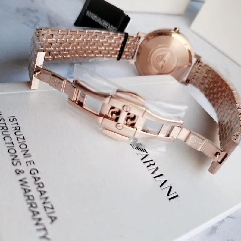 Emporio Armani Women s Rose Gold Stainless Steel Watch AR11062