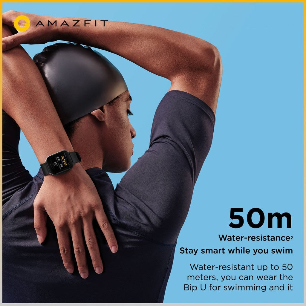 Amazfit best sale bip swimming