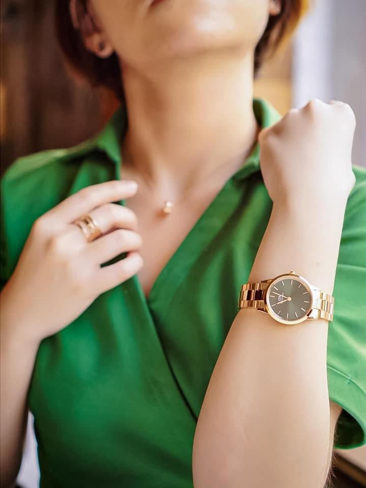 DANIEL WELLINGTON Iconic Link Emerald for Her