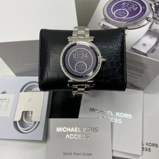 [International Warranty] MICHAEL KORS Sofie Stainless Steel Silver Smartwatch
