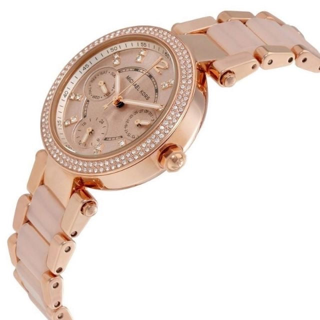 Michael kors mini parker chronograph hot sale