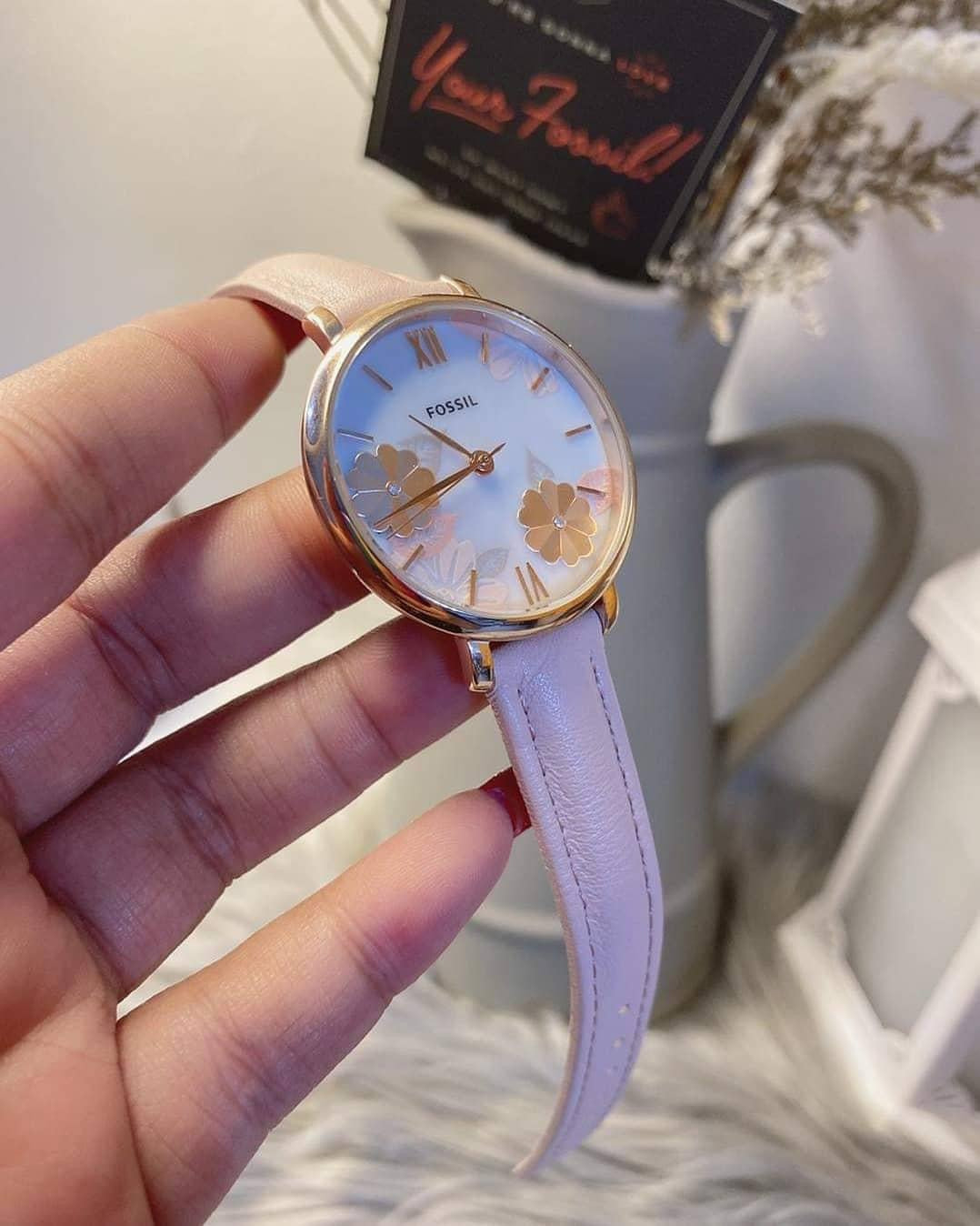 Jacqueline sand leather outlet watch